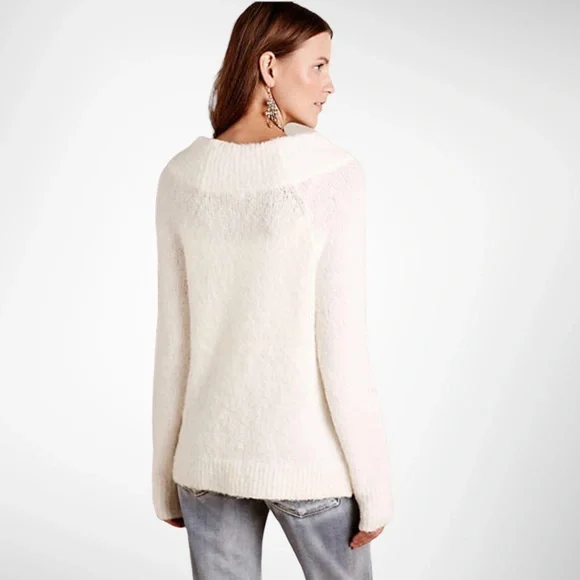 Anthropologie Moth Wool/Alpaca Knit Mock Neck Sweater - Picture 2 of 5